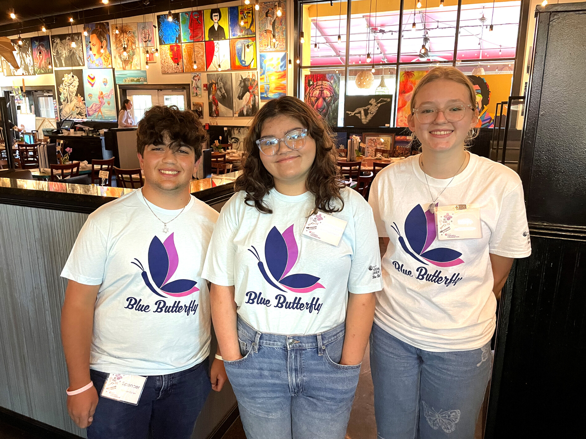 Portrait of Blue Butterfly Participants