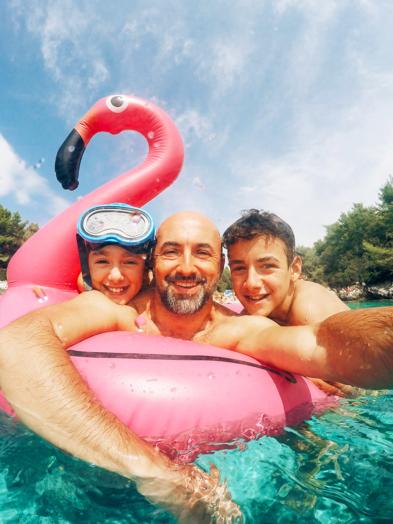 Father with Children